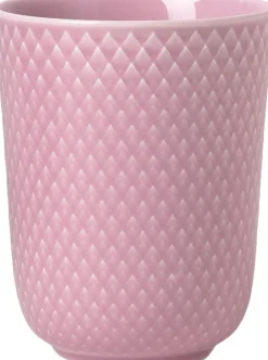 Lyngby Porcelæn Rhombe Krus 33 cl rosa porcelæn
