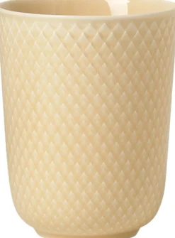 Rhombe Krus 33 cl sand porcelæn>Lyngby Porcelæn New