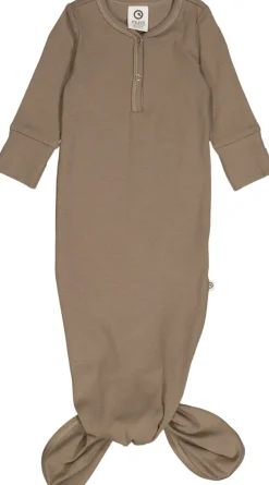 Rib l/s knot gown>Müsli by Green Cotton Hot