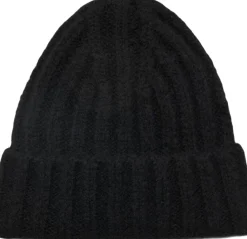 Dame MANGO Ribbed knit beanie