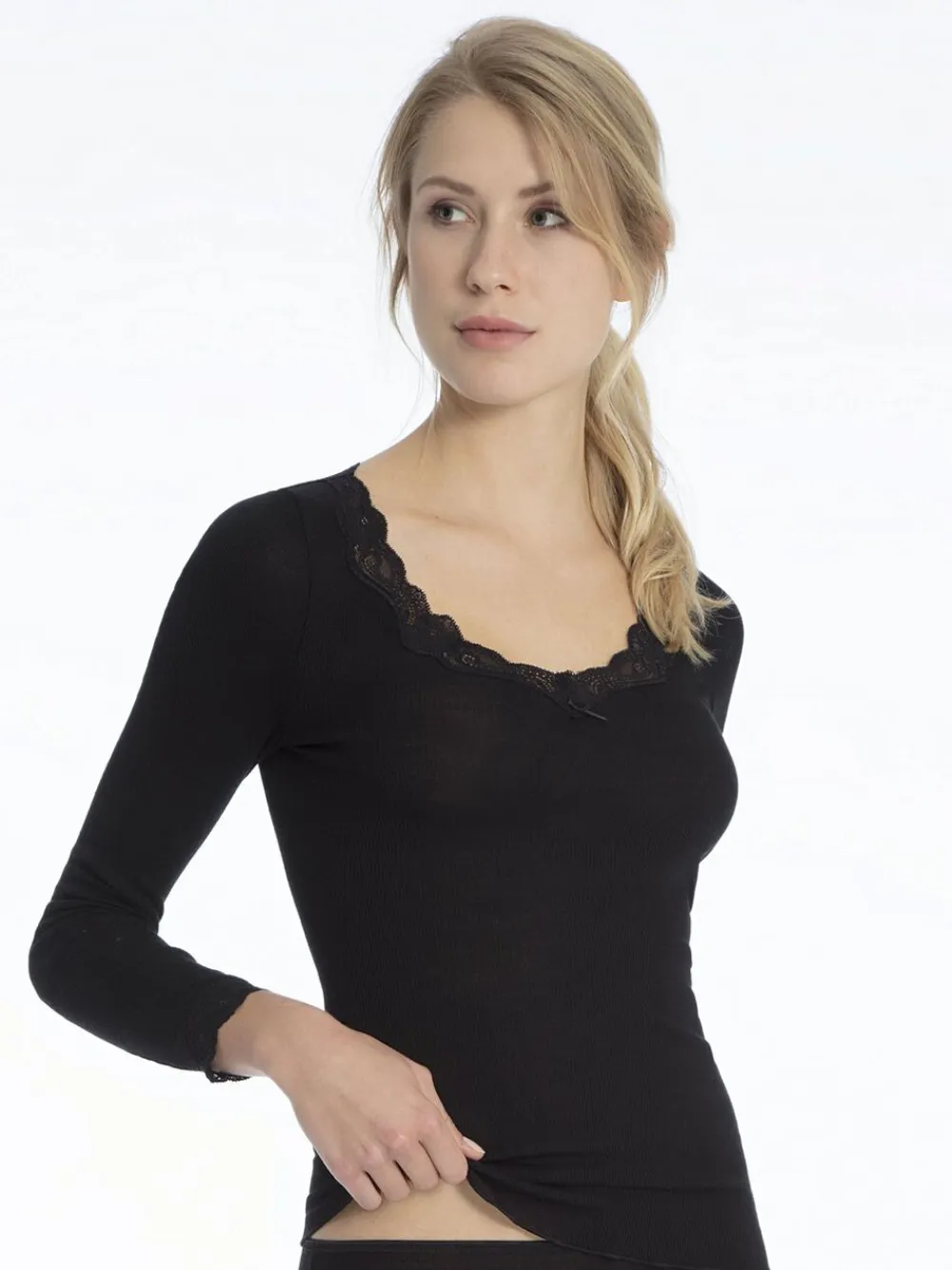 Richesse Lace Long-sleeve top>Calida New