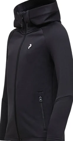 Peak Performance Rider Essentials Full Zip Hættetrøje Sort