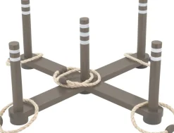 Moments of play Ringspil 62 x 62 x 25 cm Grå/Brun Gummitræ Sale