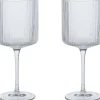 Ripple Red Wine Glasses - Set of 2>Ferm Living Online