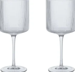 Ripple Red Wine Glasses - Set of 2>Ferm Living Online