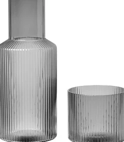 Ripple Small Carafe Set - Smoked Grey><noscript><img width=