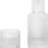 Ferm Living Ripple Small Carafe Set - Clear Best