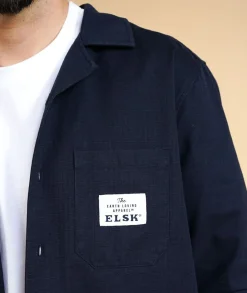 ELSK RIPSTOP MEN'S LS SHIRT 100 dark navy Discount