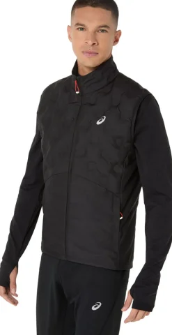 Asics Road Gilet Vinter Løbejakke Sort