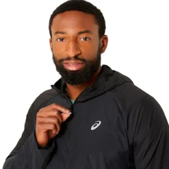 Asics ROAD PACKABLE LØBEJAKKE Sort Online