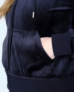 Dame Juicy Couture Robertson Classic Velour Zip Trough Hoodie