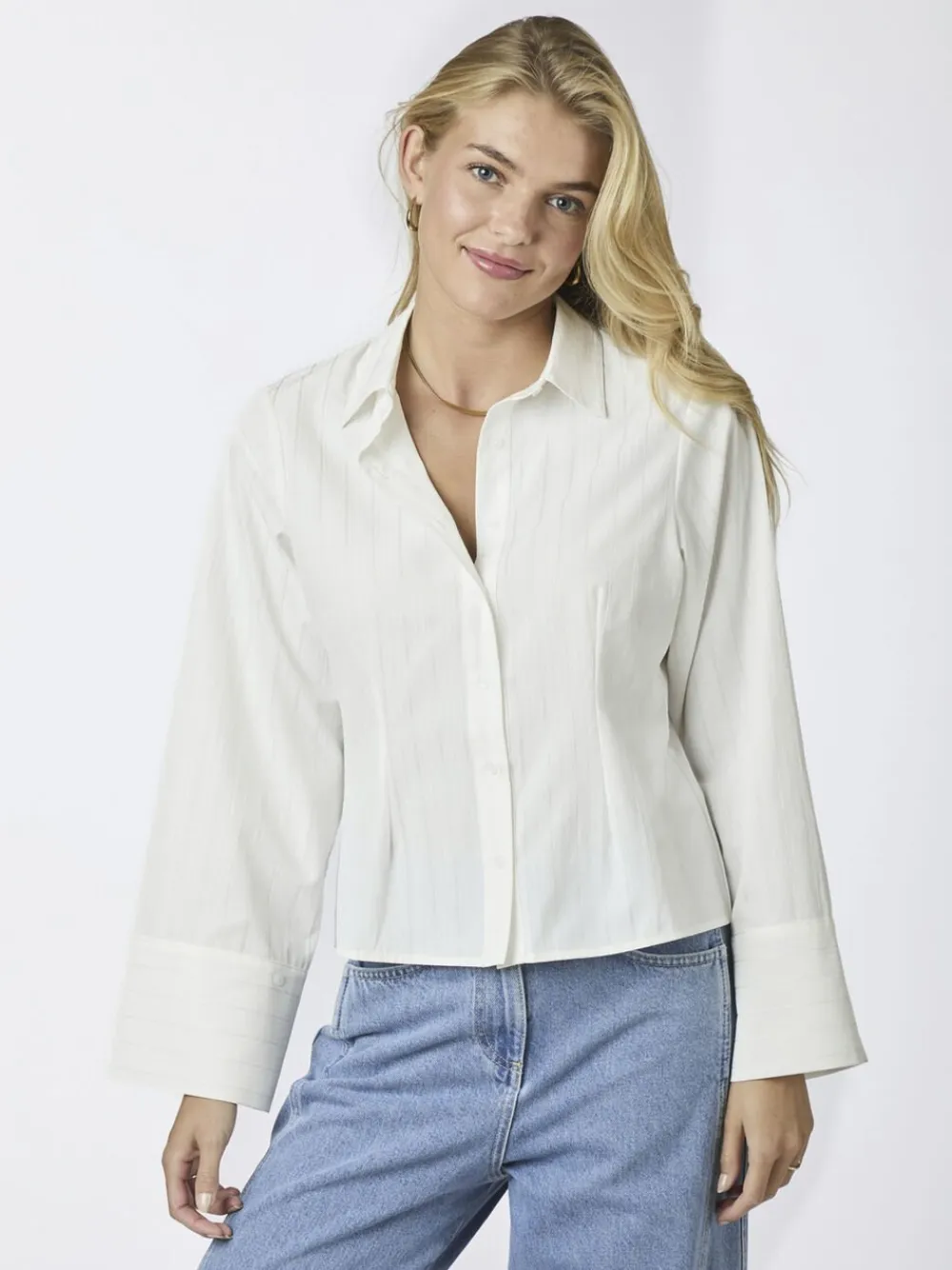 Rosa Solid Shirt>Neo Noir New