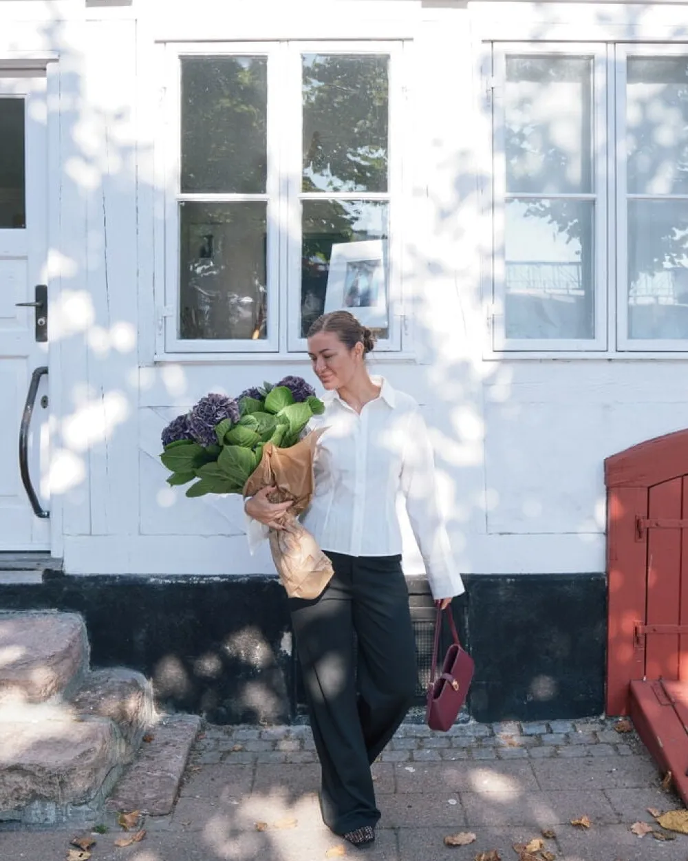 Rosa Solid Shirt>Neo Noir New