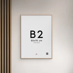 Poster & Frame Wood Rose Outlet