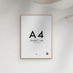 Poster & Frame Wood Rose Outlet