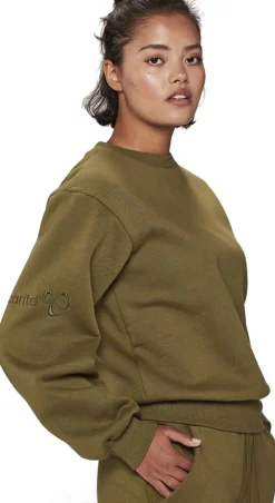 Carite Round Neck sweatshirt Gr&oslash;n Sale