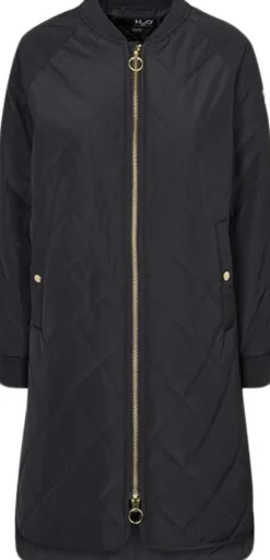 H2O Rubina Quilted lang overgangsjakke Sort Online