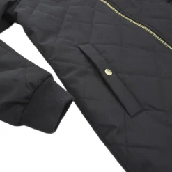 H2O Rubina Quilted lang overgangsjakke Sort Online