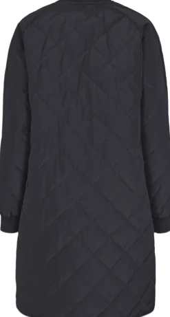 Dame H2O Rubina Quilted lang overgangsjakke