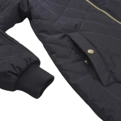 Dame H2O Rubina Quilted lang overgangsjakke