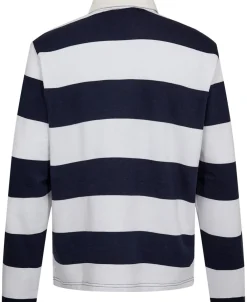 Magasin du Nord Collection Rugby 1 Polo - GOTS Navy blazer / star white stripe Sale