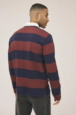 Magasin du Nord Collection Rugby 1 Polo - GOTS Navy blazer / andorra stripe New
