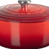 Le Creuset Rund Gryde 28 Cerise SIGNA Sale