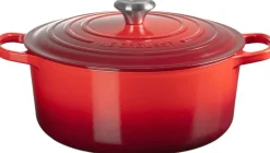 Le Creuset Rund Gryde 28 Cerise SIGNA Sale