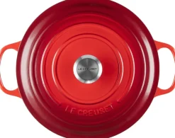 Le Creuset Rund Gryde 28 Cerise SIGNA Sale