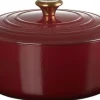 Rund st�bejernsgryde 6,7L Garnet>Le Creuset Best