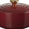 Rund støbejernsgryde 4,2L Garnet>Le Creuset Outlet