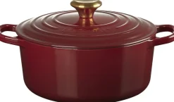 Rund støbejernsgryde 4,2L Garnet>Le Creuset Outlet