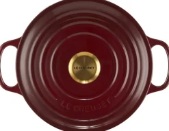 Rund støbejernsgryde 4,2L Garnet><noscript><img width=