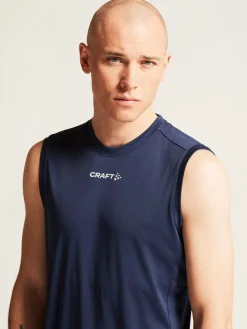 Craft RUSH 2. 0 SINGLET M Blå Best