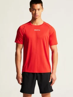 Craft Rush 2. 0 Trænings T-shirt R&oslash;d Online