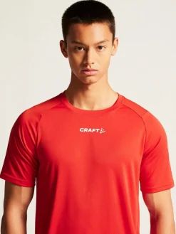 Craft Rush 2. 0 Trænings T-shirt R&oslash;d Online