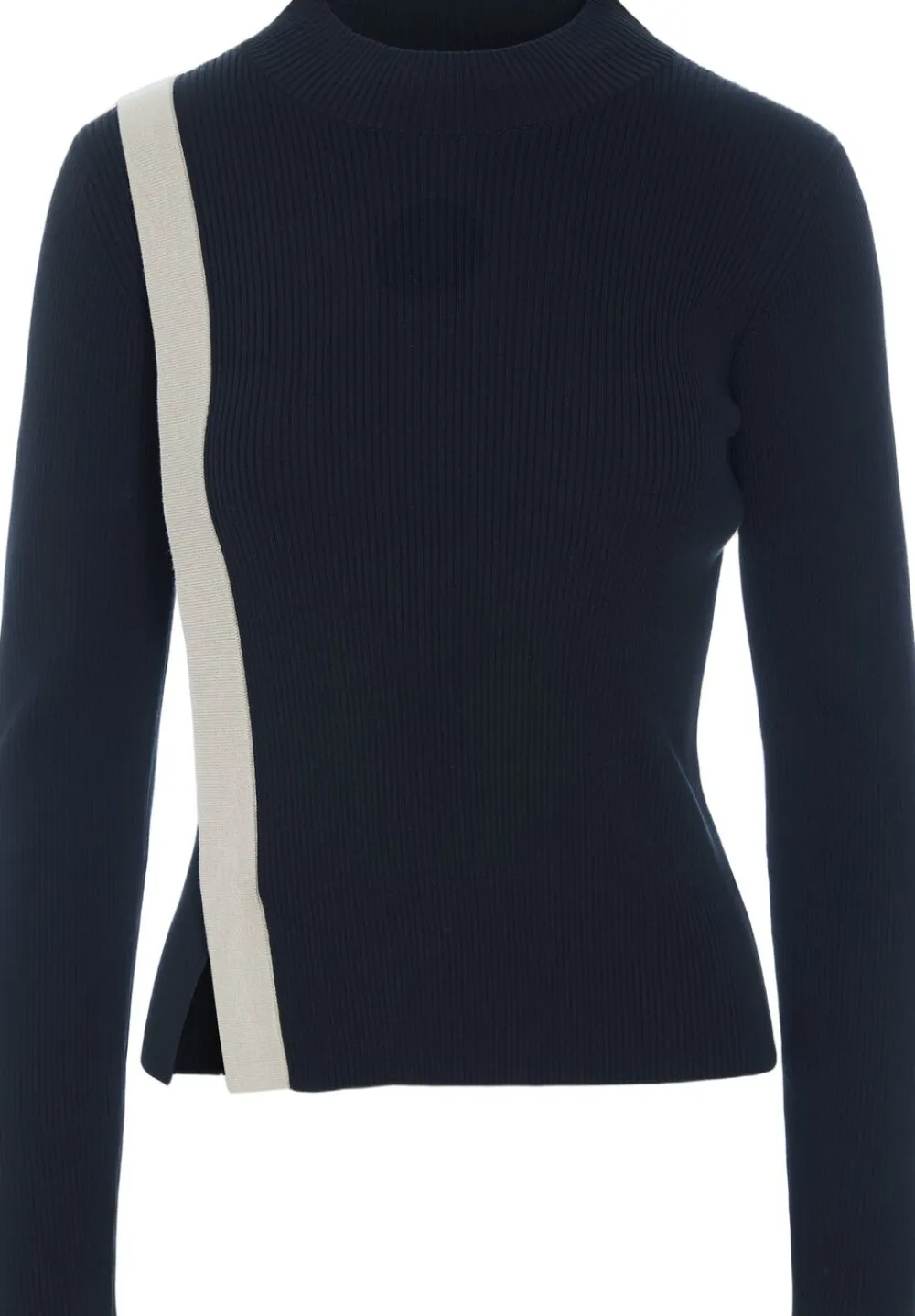 Bitte Kai Rand Saku bluse med slids Black/ivory twist Sale