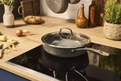 Salina Ceramic Sautepande Med låg, 28 cm, Aluminium, Titaniu><noscript><img width=