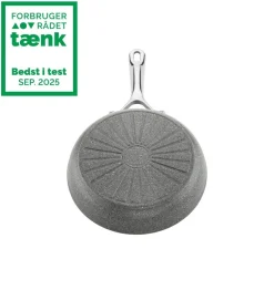 Salina Ceramic Stegepande, 24 cm, Aluminium, Titanium forstæ>Ballarini Online