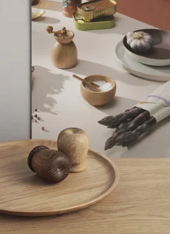 Kay Bojesen Salt- og pebersæt H6 eg/røget eg