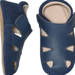 Sandal leather slippers>Melton New