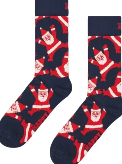 Happy Socks Santa Sock Navy Sale