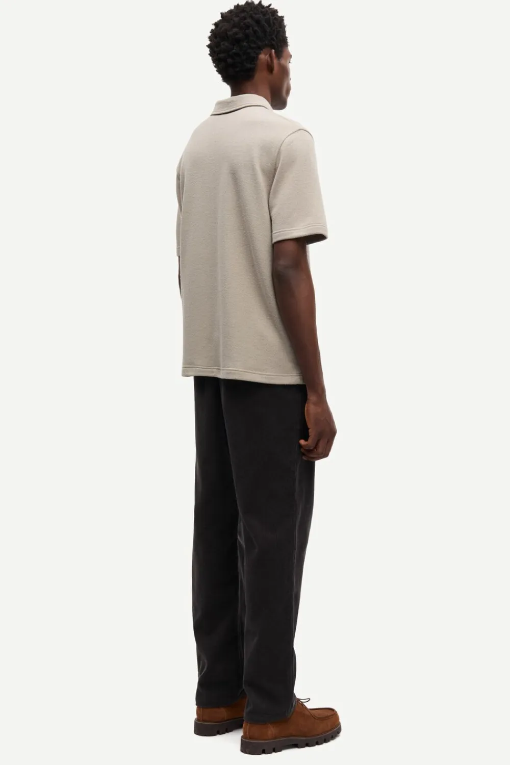 Samsøe Samsøe Saolli HZ polo 15513 Elephant skin Outlet