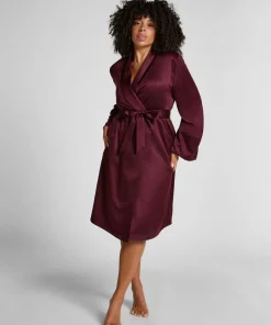 Dame Hunkemöller Satin Fleece Bathrobe