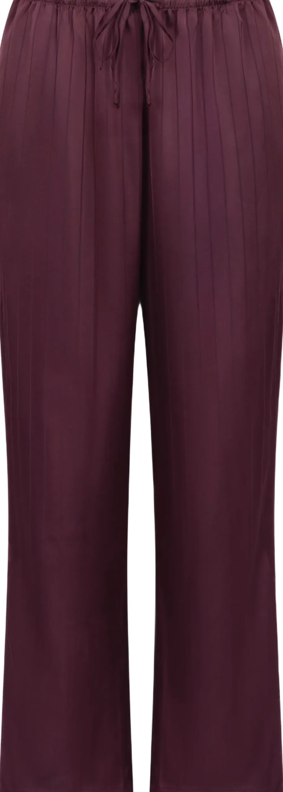 Hunkemöller Satin Pinstripe Trousers Purple Outlet