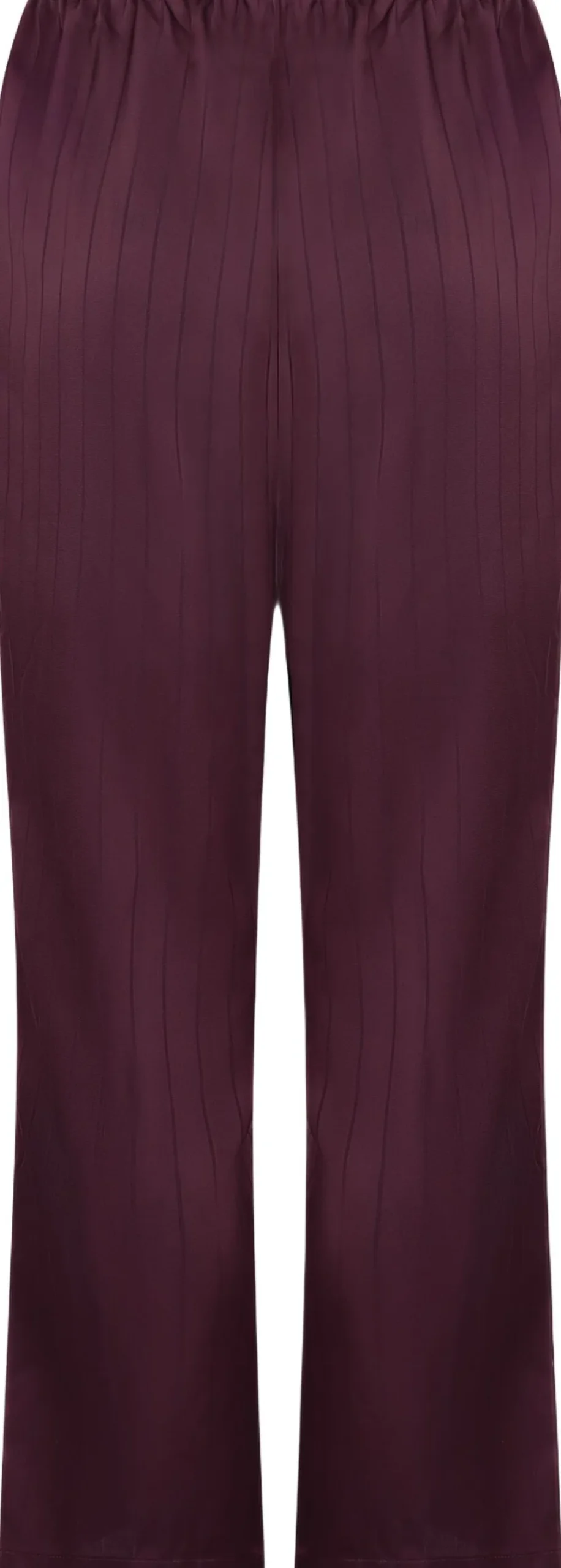 Hunkemöller Satin Pinstripe Trousers Purple Outlet