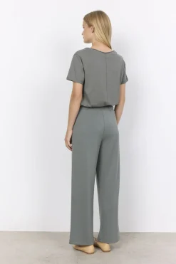 Dame soyaconcept SC-BANU 33 Bukser Støvet Grøn