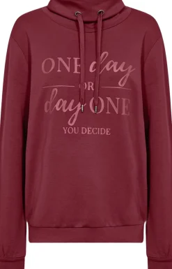 SC-BANU 256 Sweatshirt Bordeaux>soyaconcept Best