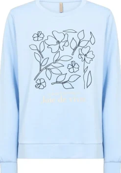 Dame soyaconcept SC-BANU 287 Sweatshirt Lyseblå
