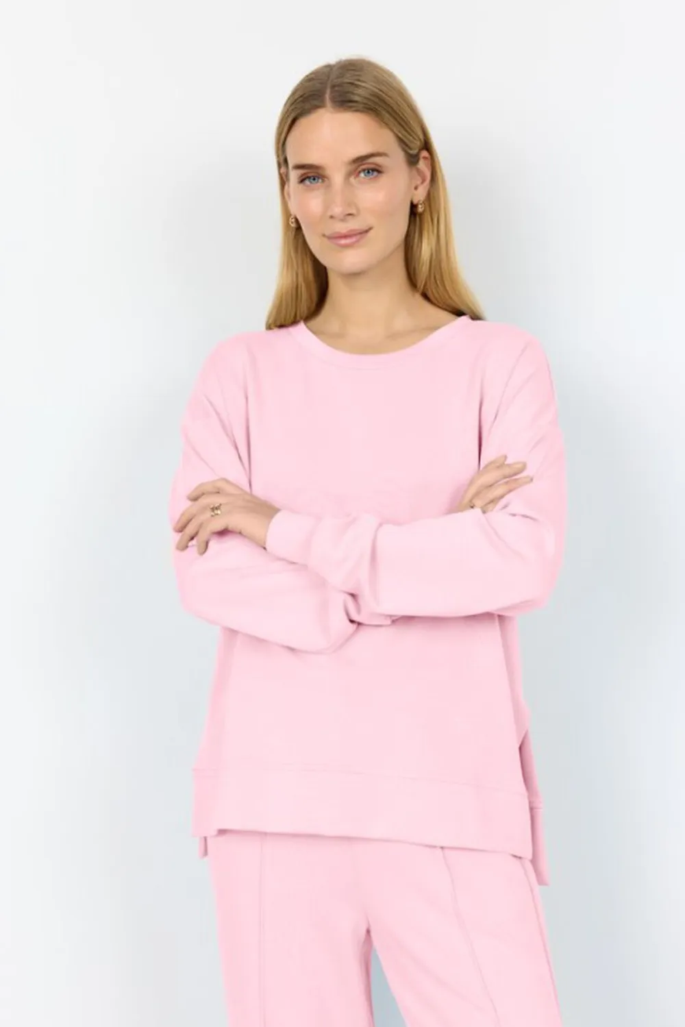 Dame soyaconcept SC-BANU 164 Sweatshirt Lyserød